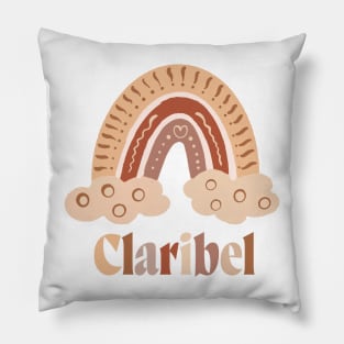 Hand Name Written Of Claribel Pillow