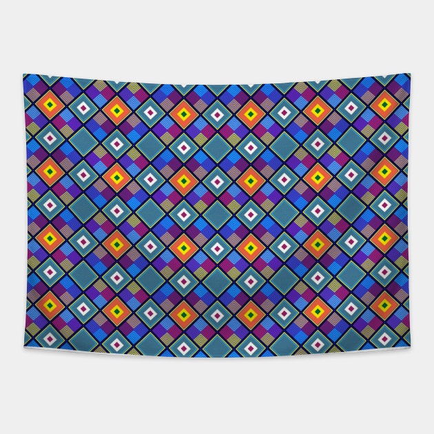 African pattern, African traditional pattern, Ethiopian/Eritrean pattern. Ethiopian Tilf Tapestry by TheSkyFire