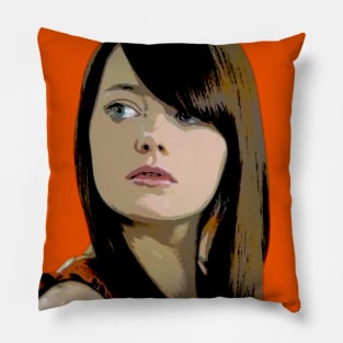 emma stone Pillow