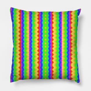 Psychedelic Stripes Pillow