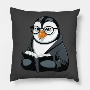 Librarian Penguin Pillow