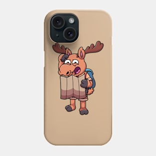 Hiking Moose Got Lost Phone Case