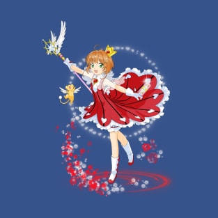 Card Captor Sakura - Sakura Red Heart outfit T-Shirt