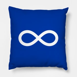 Métis Flag, Métis Indigenous #4 Pillow