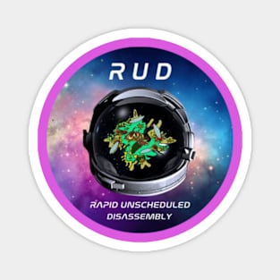 RUD: Rapid Unscheduled Disassembly-Bug Splatter, Tie Dye Galaxy Edition Magnet