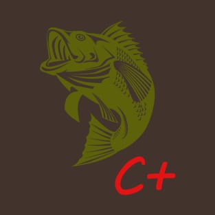 I caught a sea bass! oh wait.. its atleast a C+ T-Shirt