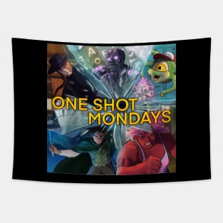 One Shot Mondays Logo Tapestry