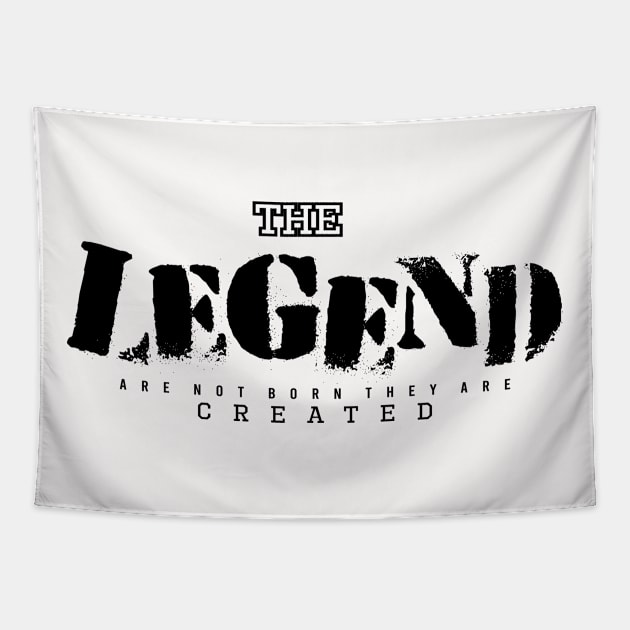 The Legend is Created Tapestry by FabRonics