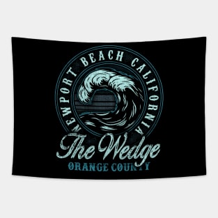 The Wedge Tonal Retro Surf Beach Tapestry