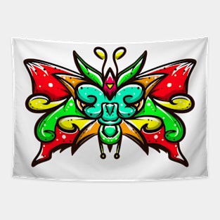 BUTTERFLY ILLUSTRATIONS Tapestry