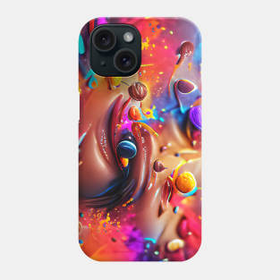 Colorful Chocolate Art Phone Case