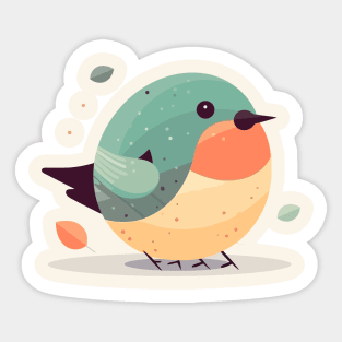 Fatbird Sticker Sheet (4x6): Titmouse, Nuthatch, Robin, Goldfinch, Blu –  FATBIRD