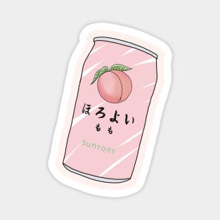 Korean Peach Suntory Soft Drink Magnet