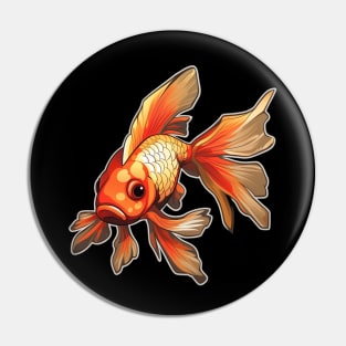 Goldfish Lovers Cute Goldfish Pin