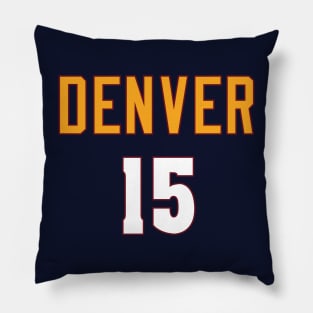 Denver Basketball Pillow