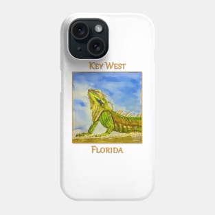 Key West Florida Iguana - WelshDesigns Phone Case