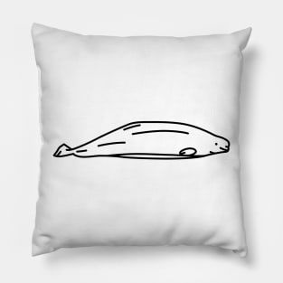 Beluga Whale Pillow