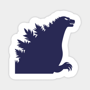 Godzilla silhouette Magnet