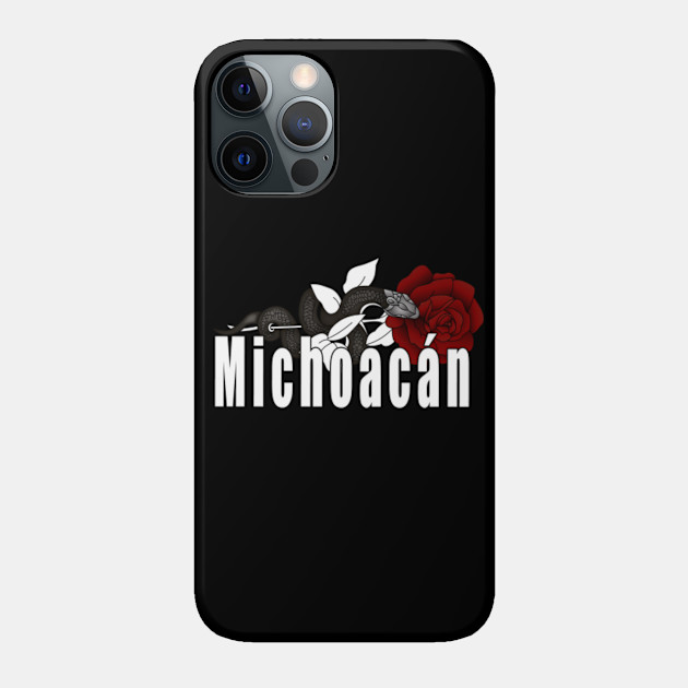 Mexican State Michoacan Rose - Michoacan - Phone Case