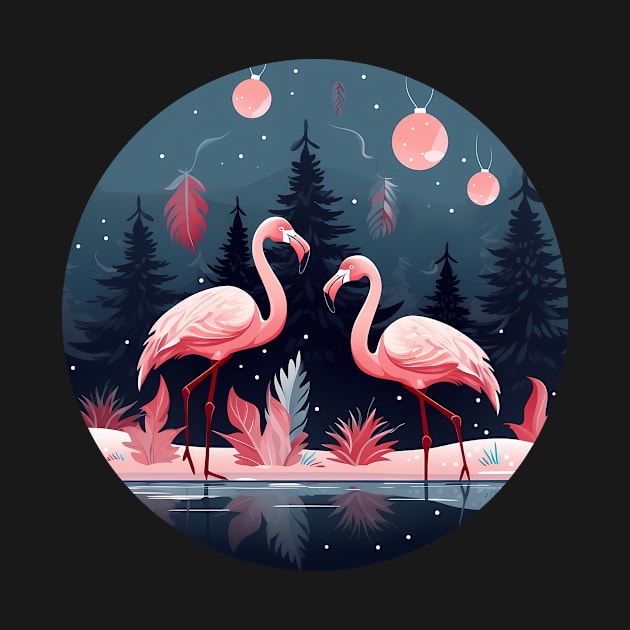 Flamingo Flock Sunset, Love Flamingos by dukito