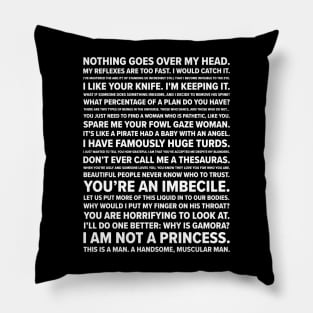 Drax Quotes Pillow