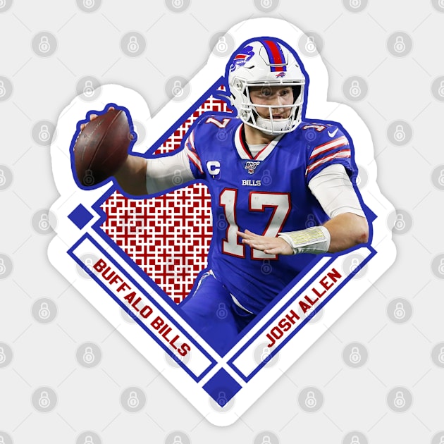 Buffalo Bills Josh Allen Jersey Sticker 