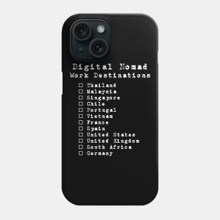 Digital Nomad Destination Phone Case