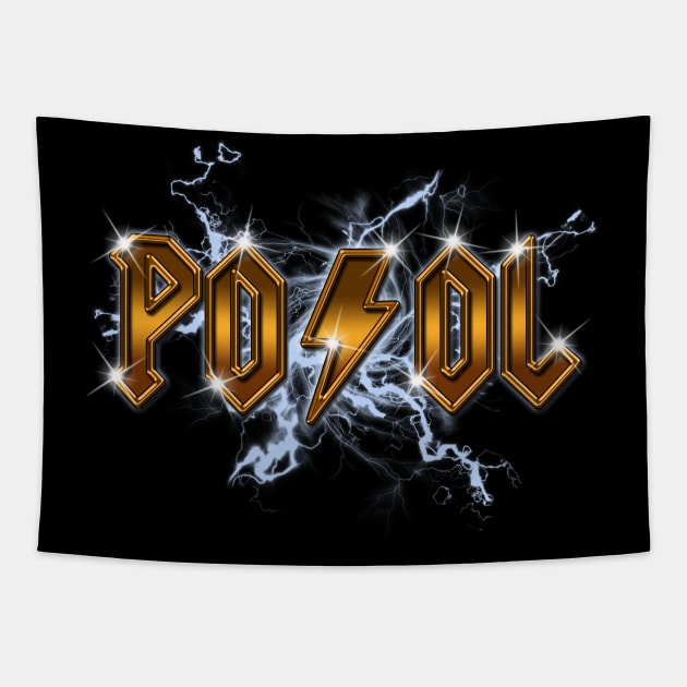 Heavy Metal Pool Tapestry by Eggy's Blackberry Way