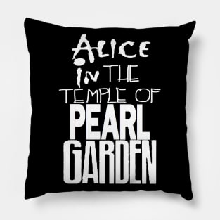 Alice in The Temple Of Pearl Garden White Pillow