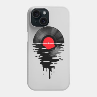 Vinyl LP Music Record Sunset Red Phone Case