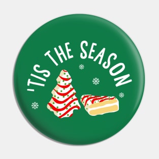 Tis' The Season - Christmas Tree Cake Pin