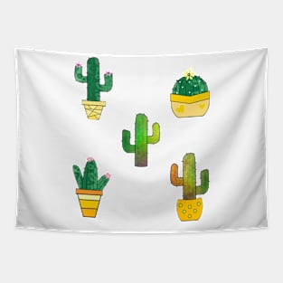 CUTE Desert Cactus - Cute Cactus Art Tapestry