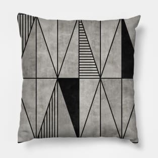 Concrete Triangles Pillow