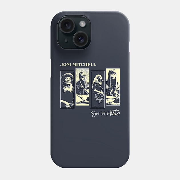 Joni Mitchell Retro Phone Case by Suksesno Aku Gusti