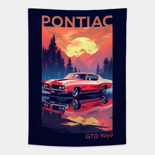 Timeless Thrills: The 1969 Pontiac GTO Tribute Design Tapestry