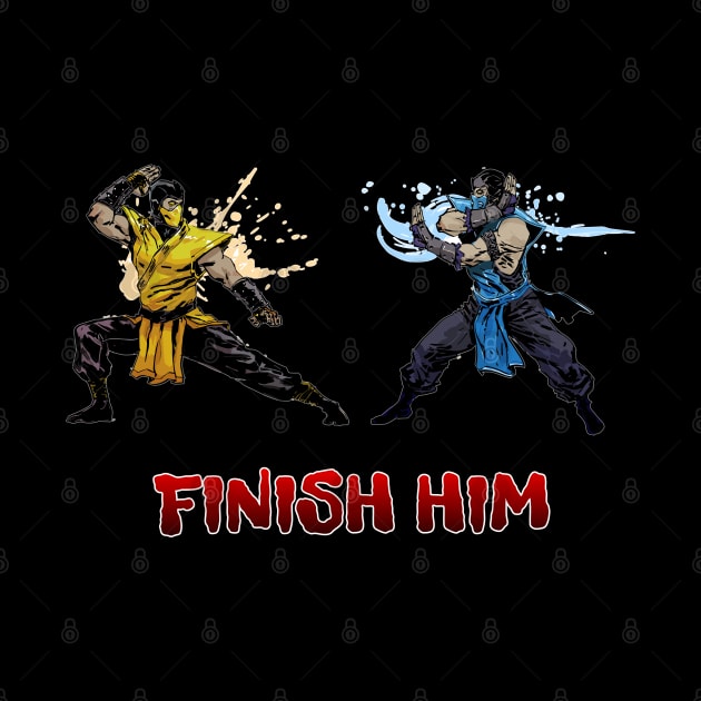 Mortal Kombat - Scorpion vs Sub-Zero by Artevak