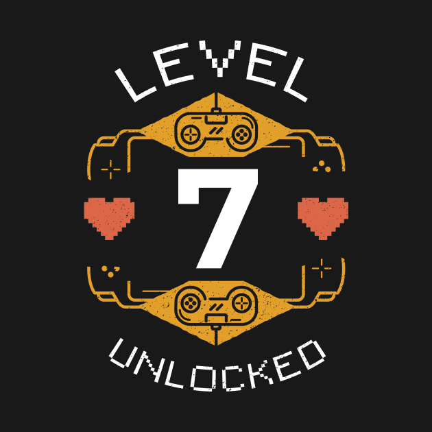 Retro Gaming Level 7 Unlocked by SLAG_Creative