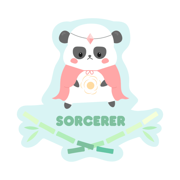 Sorcerer Kawaii Panda by FlutesLoot