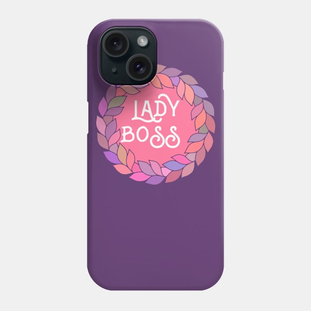 Lady Boss T-Shirt Phone Case by g14u