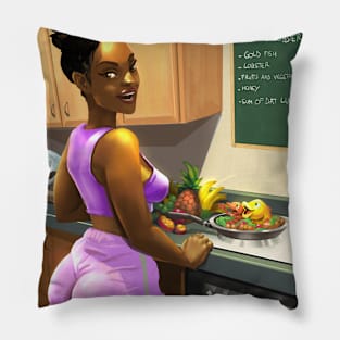 Cooking Girl Collection Pillow