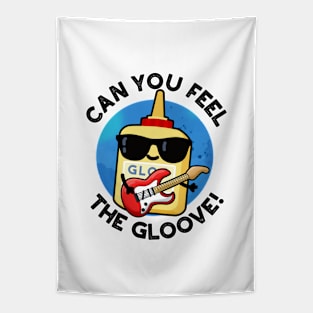 Can You Feel The Gloo-ve Cute Glue Pun Tapestry