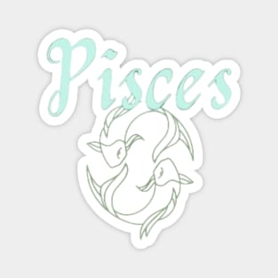 Pisces Zodiac sign - Valentines day gift idea for a pisces Magnet