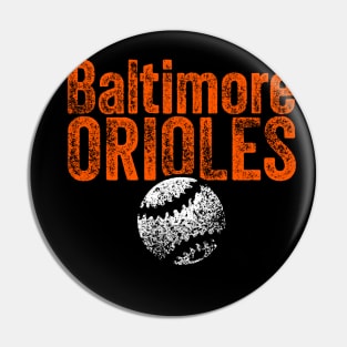 Orioles Vintage Weathered Pin