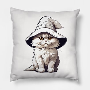 Magical Wizard Cat Pillow