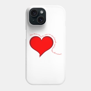 special mom message, mom is loved on mothers day Phone Case