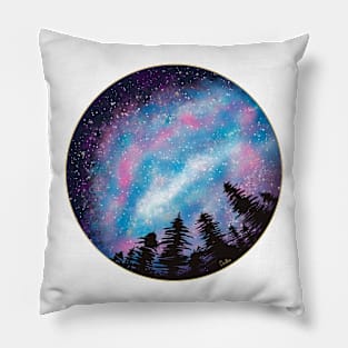 Night Sky Watercolor By Annalisa Amato Pillow