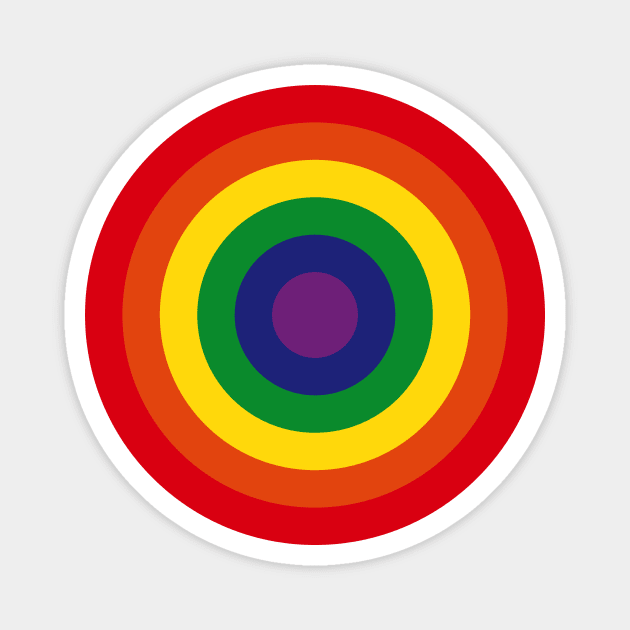 Rainbow Mod Target Magnet by n23tees