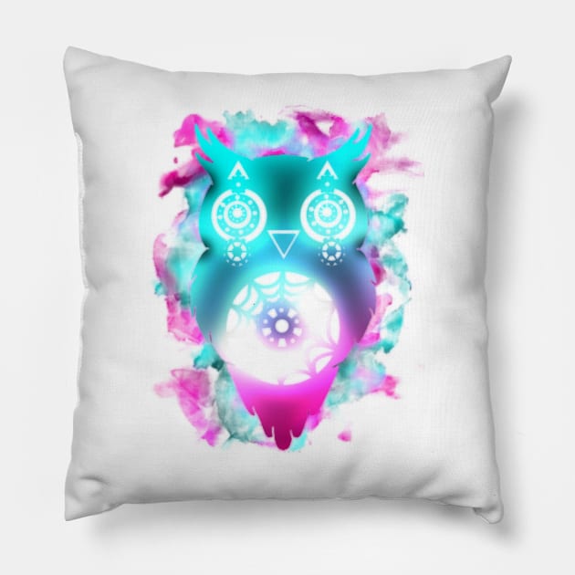 Steampunk Dreams Pillow by Not Meow Designs 