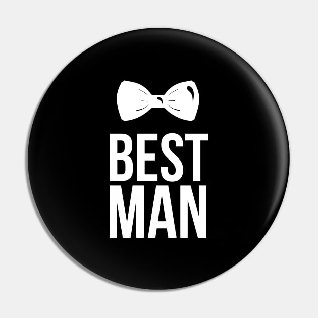 Best Man Bachelor Party Wedding Groom Pin by stonefruit