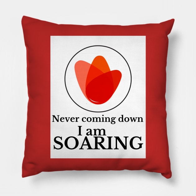 I am Soaring Pillow by Beautiful Prophecy